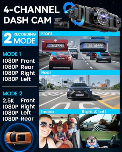 IIWEY N5 side and rear camera setup