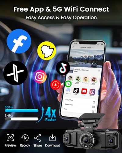 IIWEY N5 dash cam mobile app interface