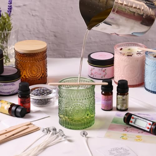 Fragrance oils and dried flowers included