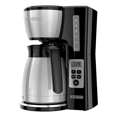 BLACK+DECKER 12 Cup Thermal Coffee Maker front view