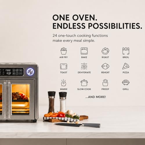 Interior view of Emeril multi-function toaster oven