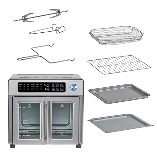 Full kit contents for the Emeril air fryer