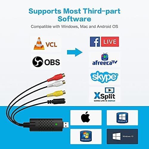 Black VIXLW video converter side profile