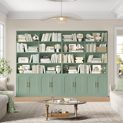 Open shelving section of FACBOTALL 73-inch bookcase