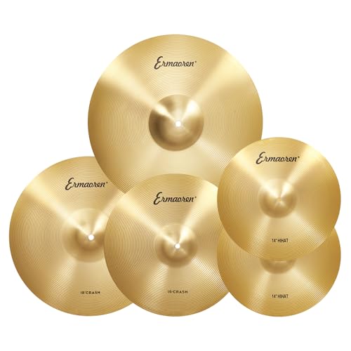 Ermaoren 5-piece cymbal set overview