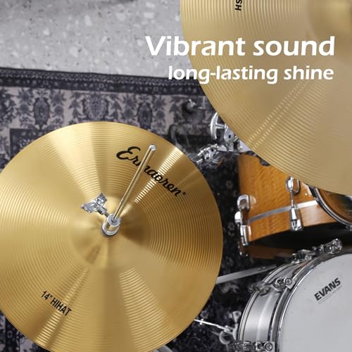 16-inch gold crash cymbal