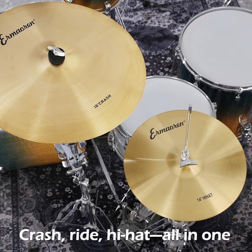 20-inch ride cymbal detail