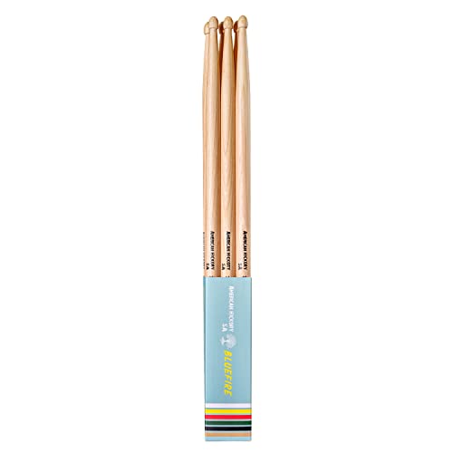 Side profile of HUN Bluefire hickory sticks