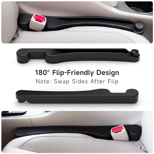 Givifive car gap filler demonstrating 180 degree flip
