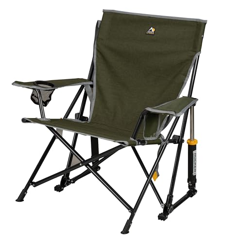 GCI Outdoor Kickback Rocker Loden Green front view