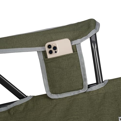 GCI Outdoor Kickback Rocker set up at a campsite
