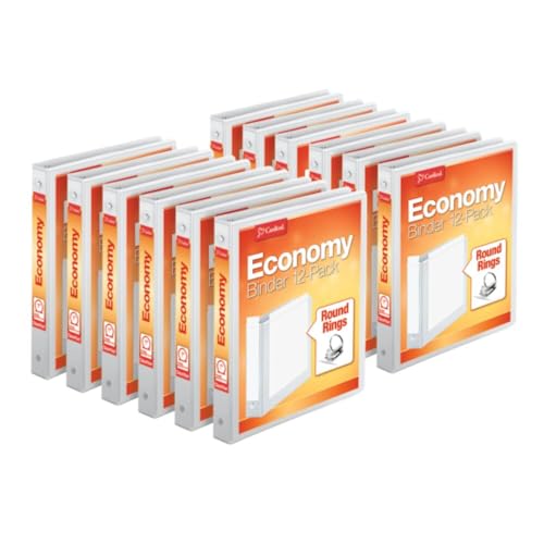 Cardinal 1 inch white binder bulk pack