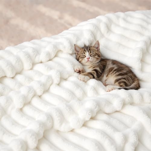 Bedsure throw blanket on a living room chair