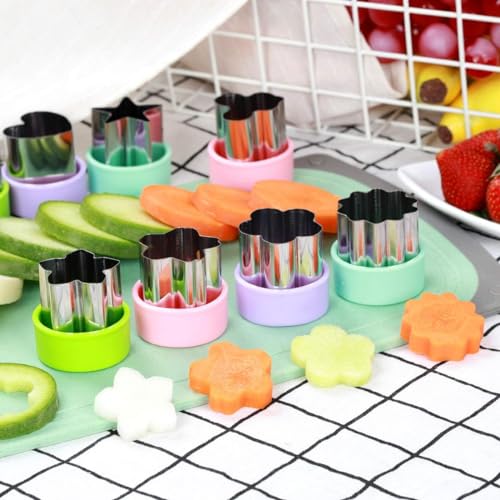 Assorted animal-shaped vegetable cutters