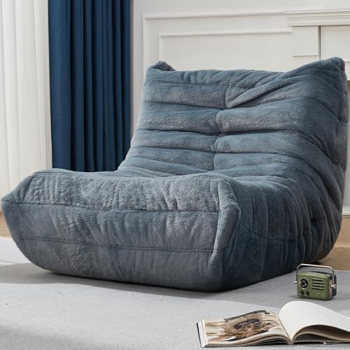Hobestluk Big Bean Bag Chair in bluegrey