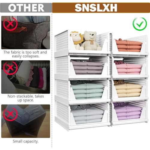 SNSLXH closet organizers in bedroom setting