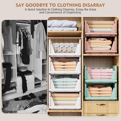 Organized closet shelf using SNSLXH plastic bins
