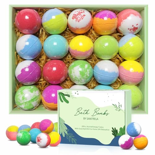 Santrela 20-piece bath bomb gift set box