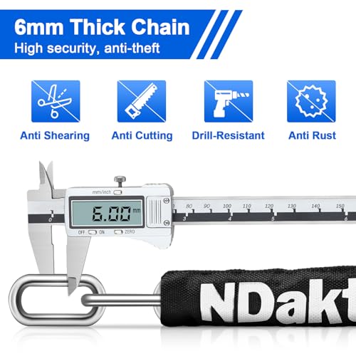 NDakter alloy steel chain with fabric cover