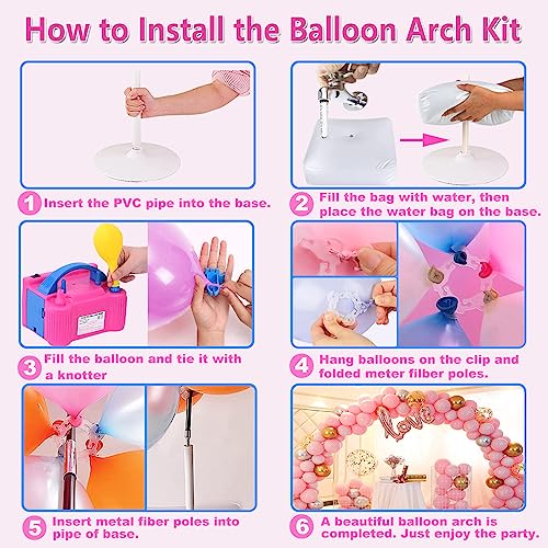 iRabey balloon arch assembled at an event