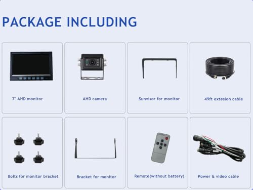 Rear view of the ATPTK 1080P camera