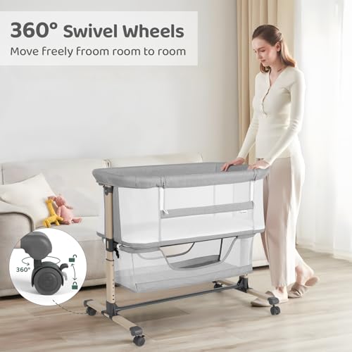 Firm mattress inside Cowiewie bedside sleeper