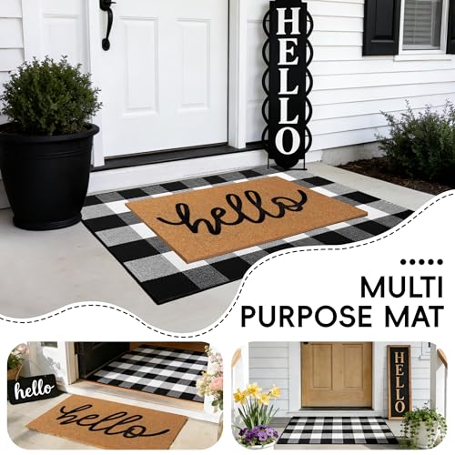 TIKIRUGI door mat set on residential entryway