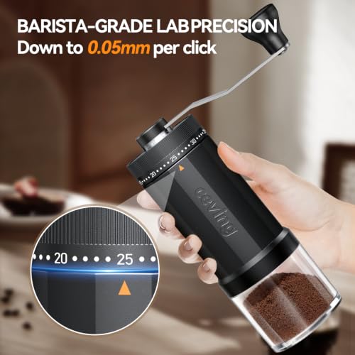 CEVING coffee grinder external click ring dial