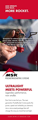 MSR PocketRocket 2 packed dimensions