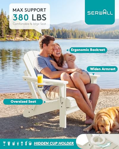 SERWALL Adirondack chair set on grass