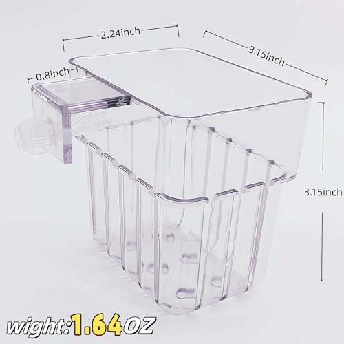Two pack aquarium plant holders installed