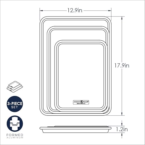 Nordic Ware quarter sheet pan size