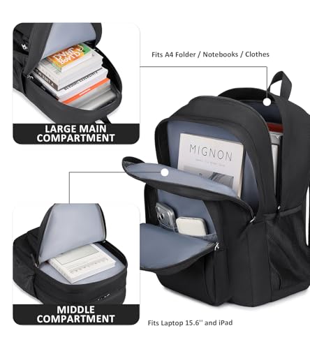 abshoo bookbag side profile showing mesh pockets