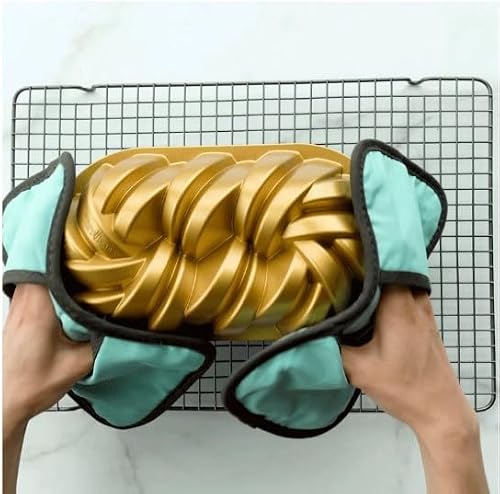 Nordic Ware baking grid inside half sheet pan