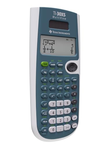 TI-30XS calculator in study environment
