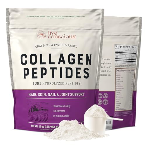 Live Conscious Collagen Peptides front label