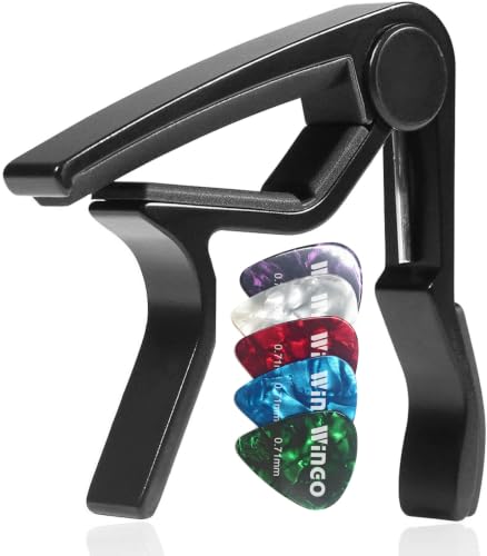 WINGO Guitar Capo black finish