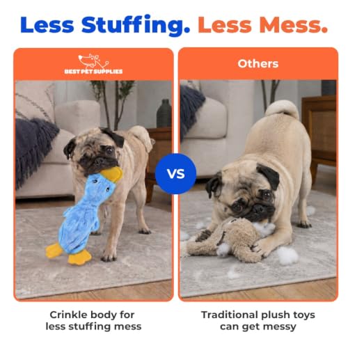 Best Pet Supplies blue duck toy for active play