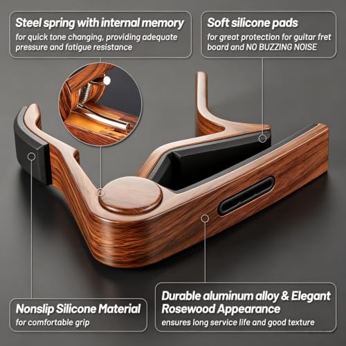 Aluminum alloy guitar capo profile