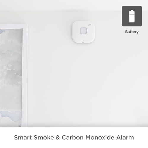 First Alert SC5 smart alarm installed on ceiling