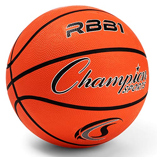 Orange rubber basketball texture detail