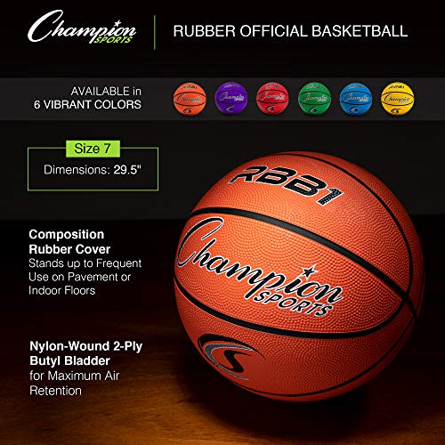 Official Size 7 basketball logo view