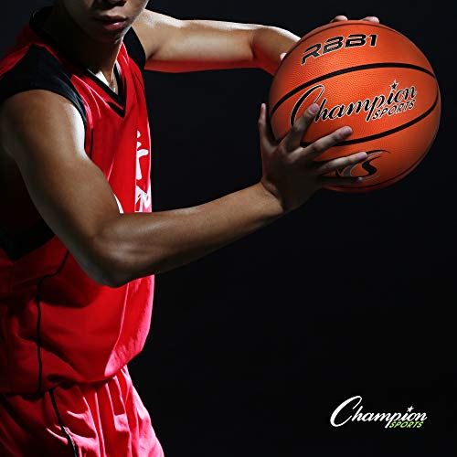 Champion Sports basketball air valve closeup