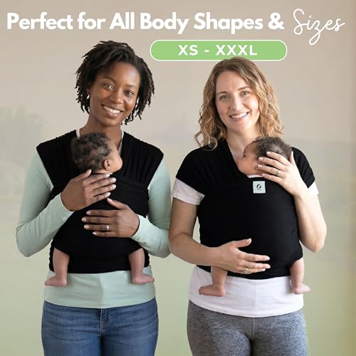 ELDOMA baby wrap in use by parent