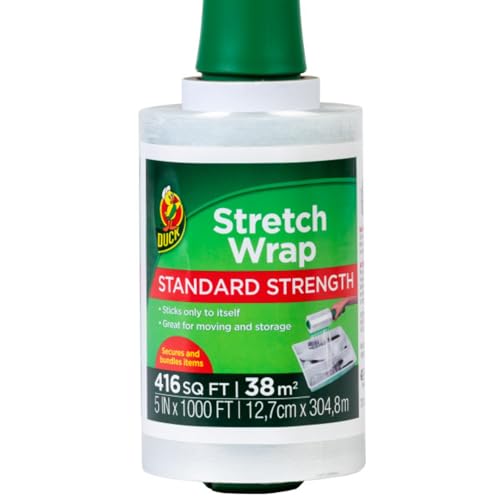 Duck Brand moving wrap and handle