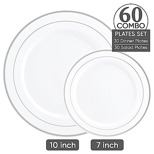 Stack of 10-inch FOCUSLINE dinner plates
