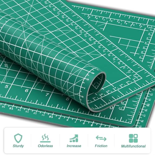 Back side of DIYSELF green cutting mat