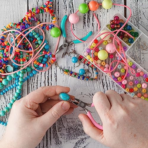 Jewelry making bent nose pliers
