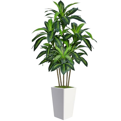 Flydeer 6FT Artificial Dracaena Tree front view
