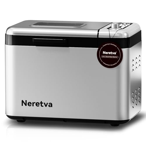 Neretva 3.3LB 15-in-1 bread maker in silver